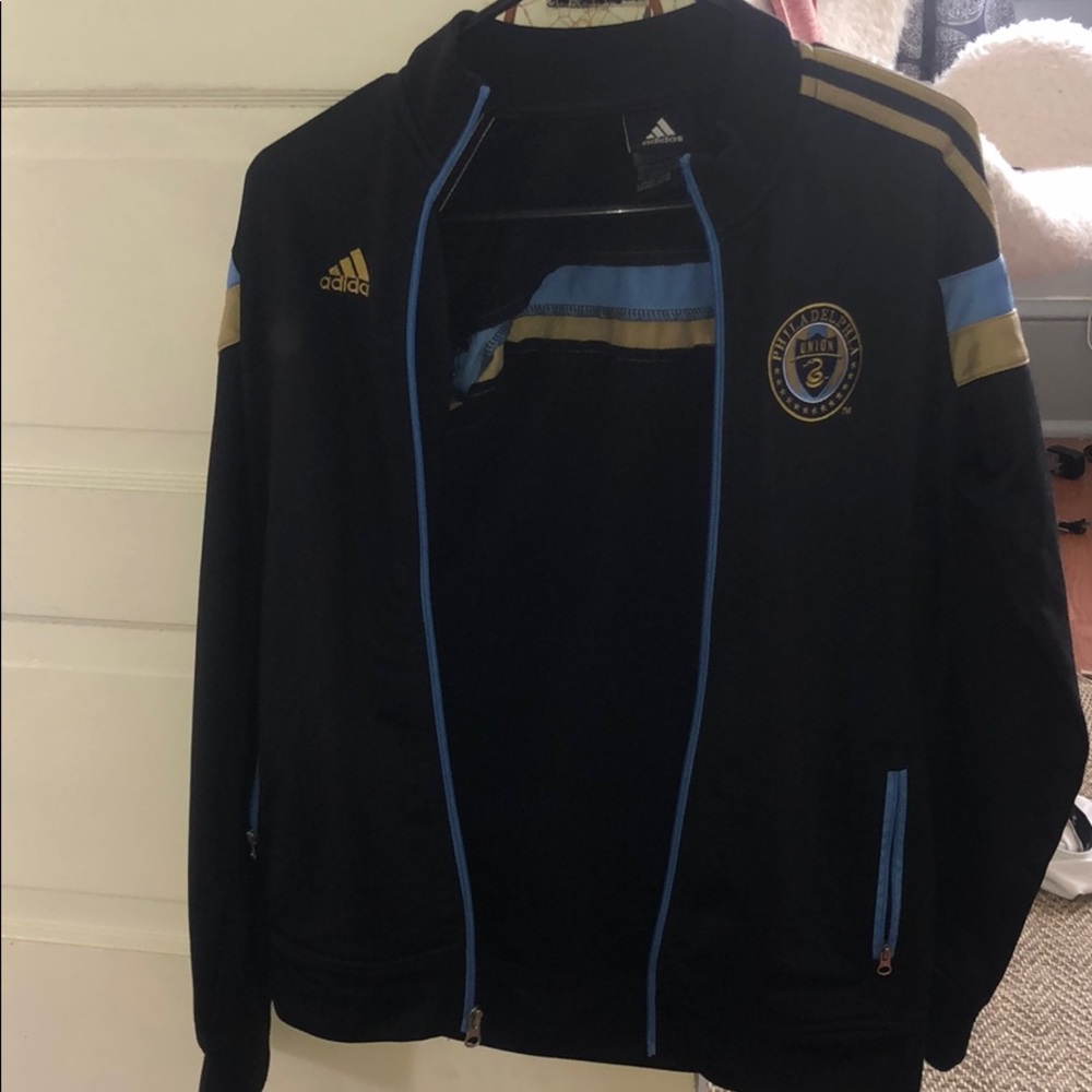 Signed Phiiladephia Union zip up. Jacket